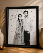 Charcoal Pencil Portrait