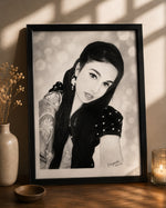 Charcoal Pencil Portrait