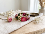 Real Flower resin Bangle