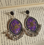 Lavender Lace Jhumka