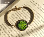 Forest Pulse Aster Resin Bracelet