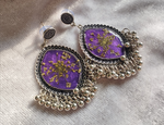Lavender Lace Jhumka