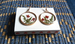 Pressed Flower Earring, Resin Jewelery, Real flower Jewelry