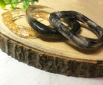 Geometric Resin Bangles (Set of 4)