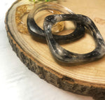 Geometric Resin Bangles (Set of 4)