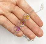 Three Charm Resin Bracelet