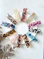Nori Double Clasp Non-Slip French Barrette Tortoise Shell Hair Barrette Clip