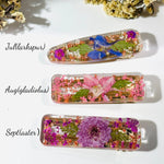 Real Birth Flower Resin Hair Clip