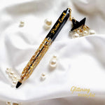 Custom Resin Pen, Custom Name, Refillable Handmade Stationery Gift