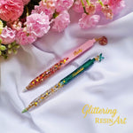 Custom Resin Pen, Custom Name, Refillable Handmade Stationery Gift