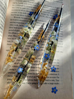 Luxury Floral Resin Pen, Pressed Flower Pen